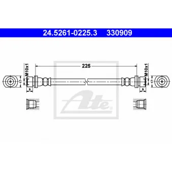 Flexible de frein ATE 24.5261-0225.3