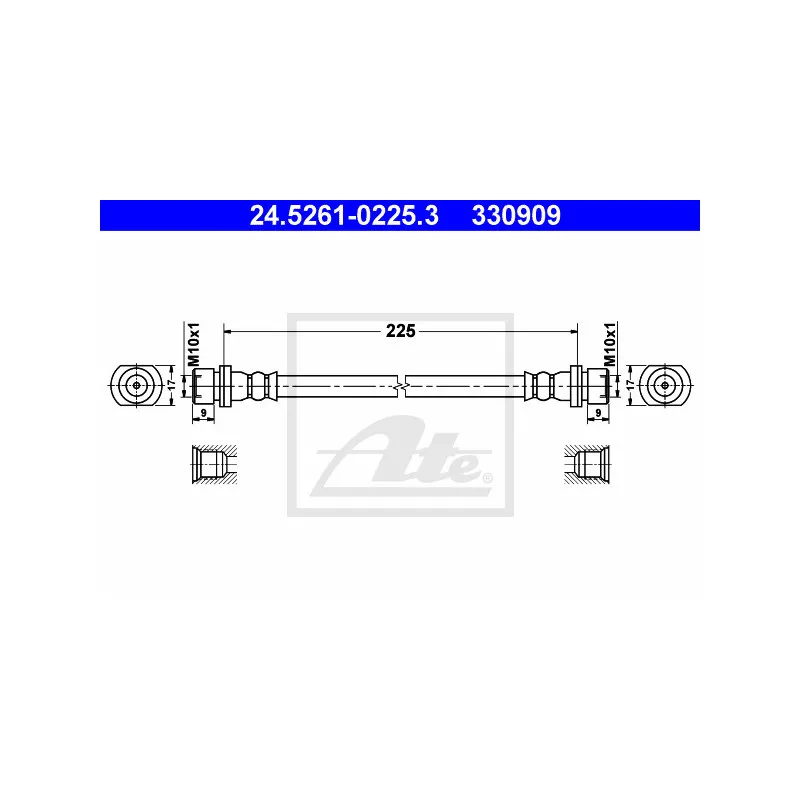 Flexible de frein ATE 24.5261-0225.3