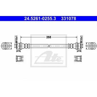 Flexible de frein ATE 24.5261-0255.3