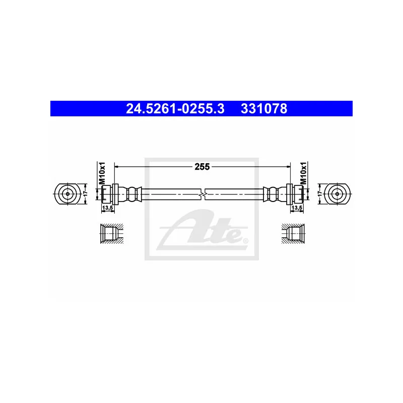 Flexible de frein ATE 24.5261-0255.3