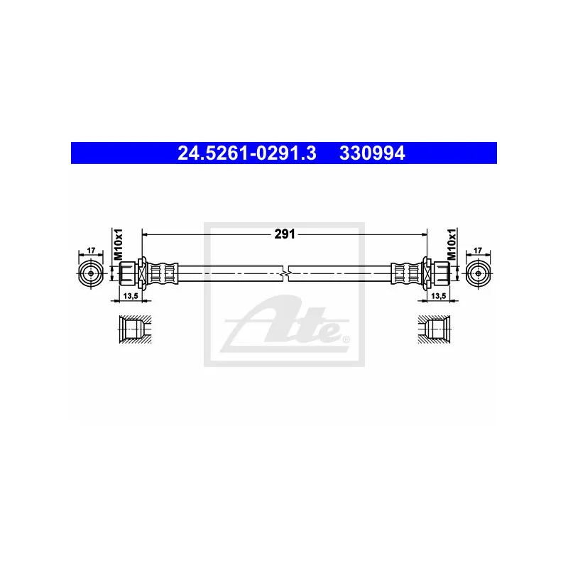 Flexible de frein ATE 24.5261-0291.3
