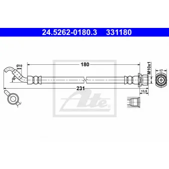 Flexible de frein ATE 24.5262-0180.3