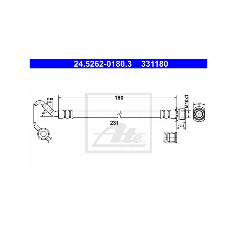 Flexible de frein ATE 24.5262-0180.3