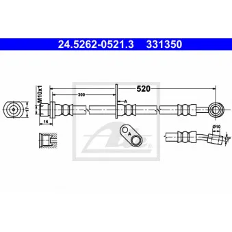 Flexible de frein ATE 24.5262-0521.3