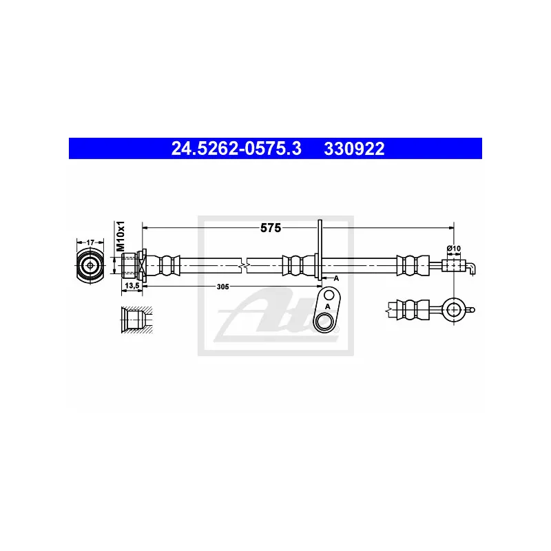 Flexible de frein ATE 24.5262-0575.3