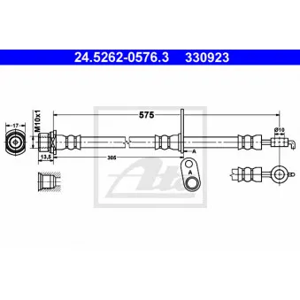 Flexible de frein ATE 24.5262-0576.3
