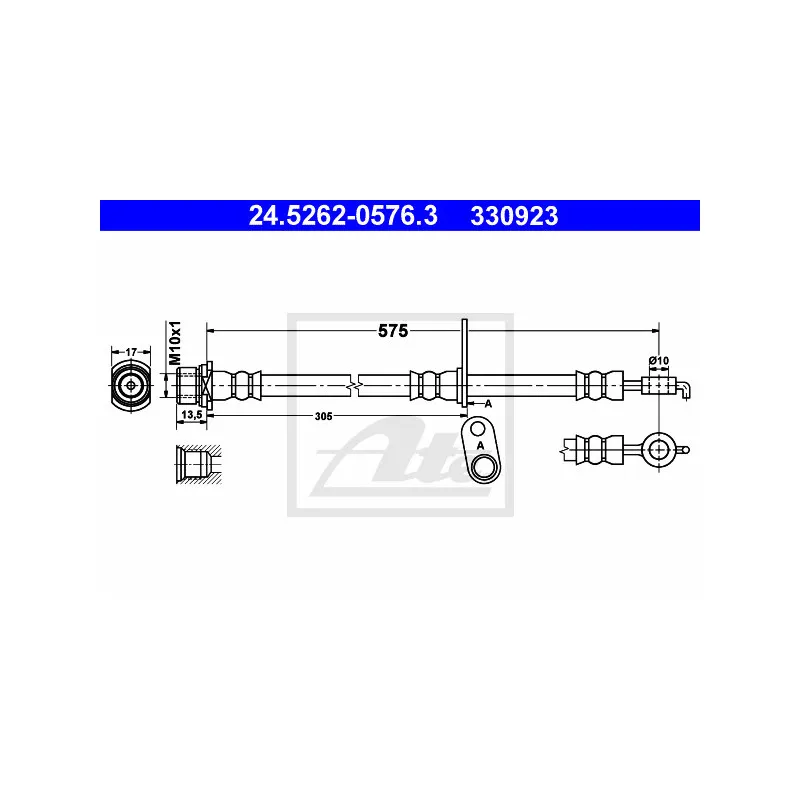 Flexible de frein ATE 24.5262-0576.3