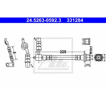 Flexible de frein ATE 24.5263-0592.3