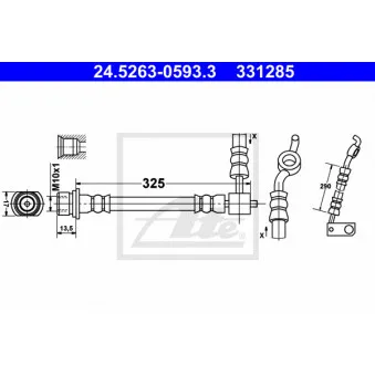 Flexible de frein ATE 24.5263-0593.3