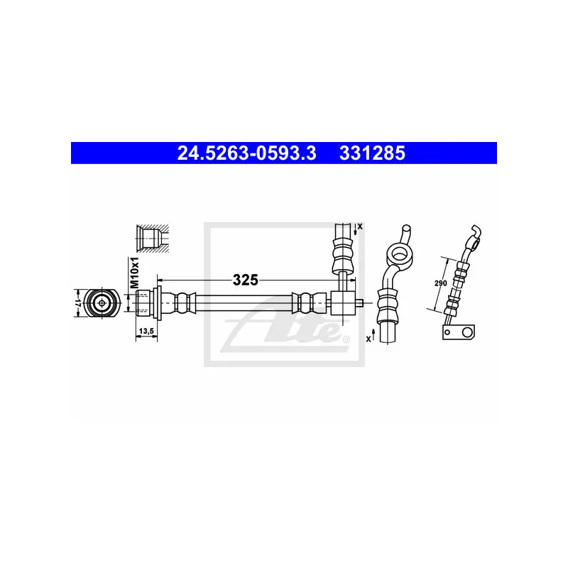 Flexible de frein ATE 24.5263-0593.3