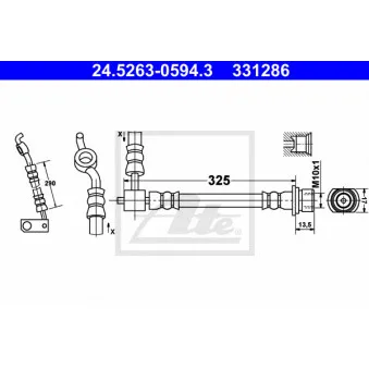 Flexible de frein ATE 24.5263-0594.3