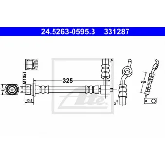 Flexible de frein ATE 24.5263-0595.3