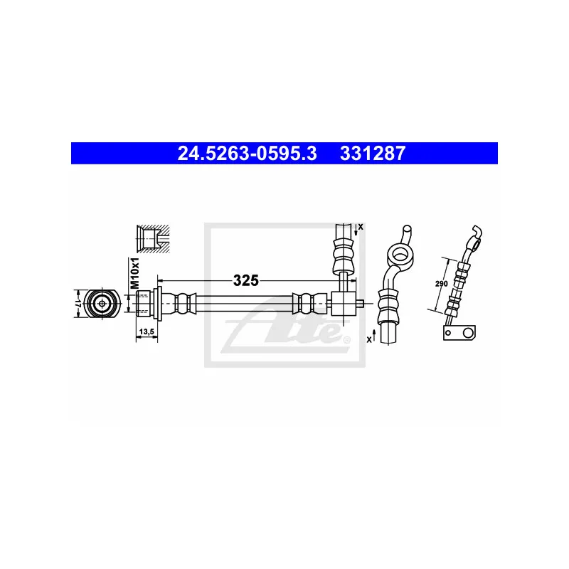 Flexible de frein ATE 24.5263-0595.3