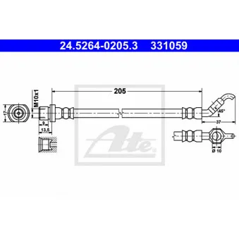 Flexible de frein ATE 24.5264-0205.3