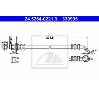 Flexible de frein ATE 24.5264-0221.3