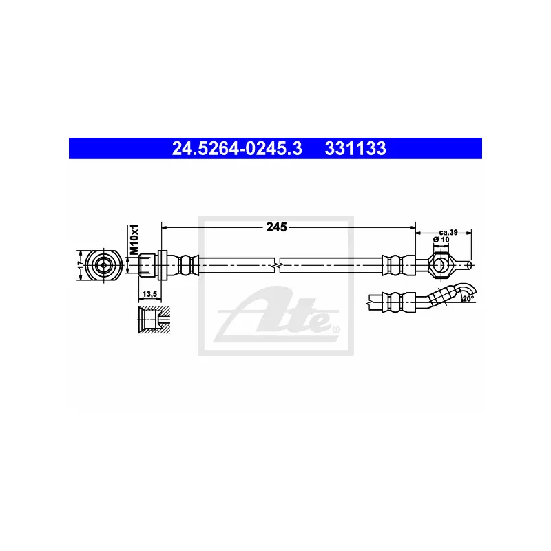 Flexible de frein ATE 24.5264-0245.3