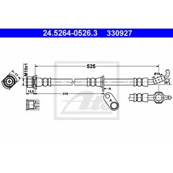 Flexible de frein ATE 24.5264-0526.3