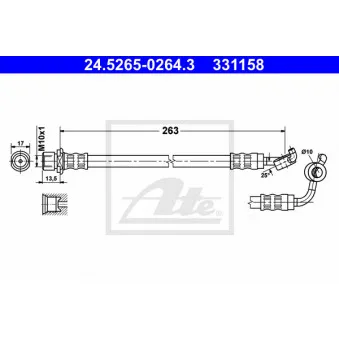 Flexible de frein ATE 24.5265-0264.3