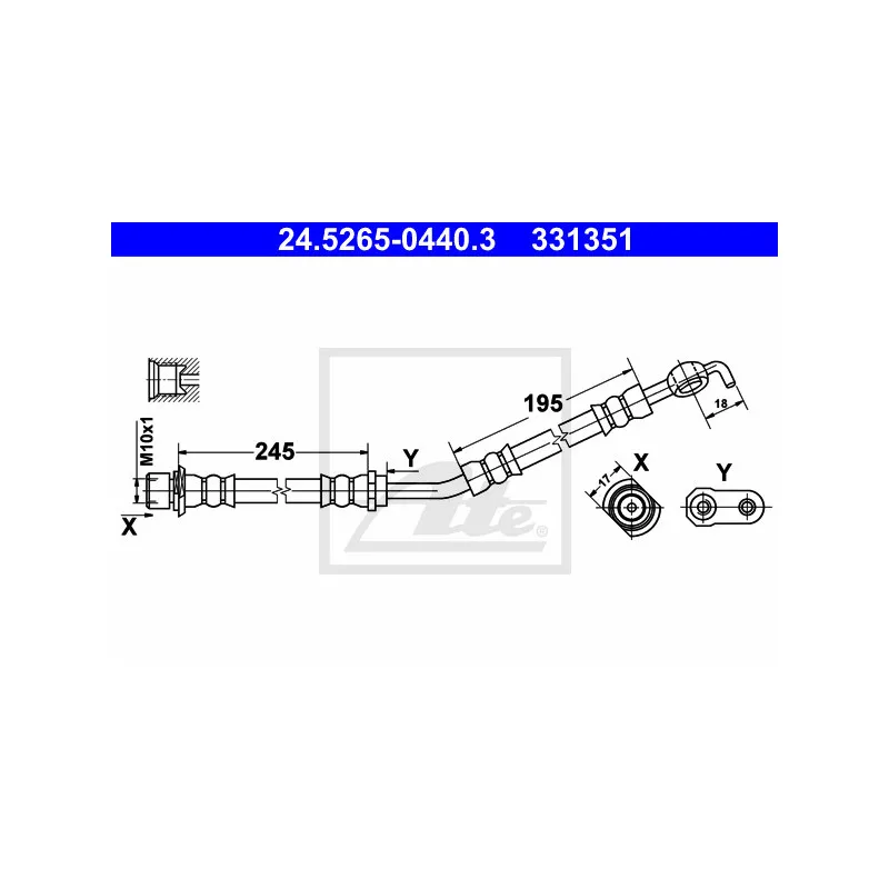 Flexible de frein ATE 24.5265-0440.3
