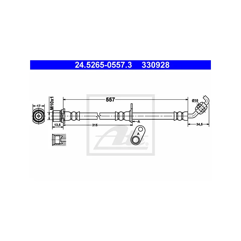 Flexible de frein ATE 24.5265-0557.3