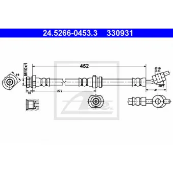 Flexible de frein ATE 24.5266-0453.3