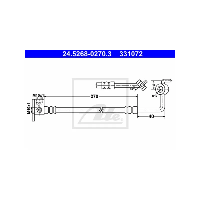 Flexible de frein ATE 24.5268-0270.3