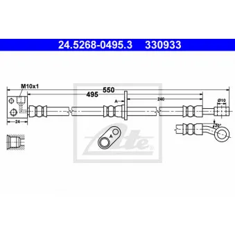 Flexible de frein ATE 24.5268-0495.3