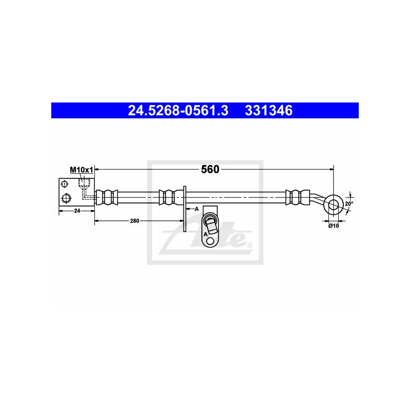 Flexible de frein ATE 24.5268-0561.3
