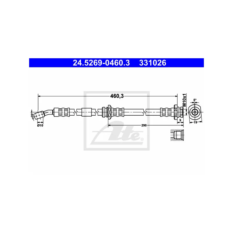 Flexible de frein ATE 24.5269-0460.3