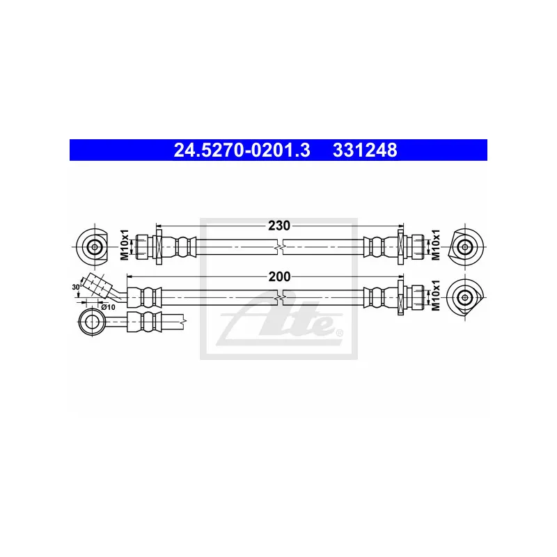 Flexible de frein ATE 24.5270-0201.3