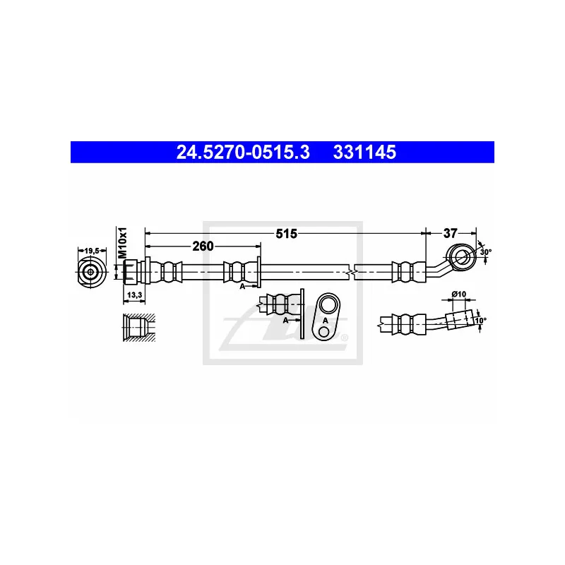 Flexible de frein ATE 24.5270-0515.3