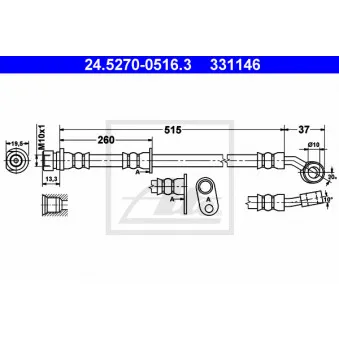 Flexible de frein ATE 24.5270-0516.3