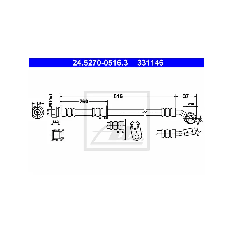 Flexible de frein ATE 24.5270-0516.3