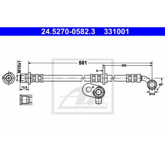 Flexible de frein ATE 24.5270-0582.3