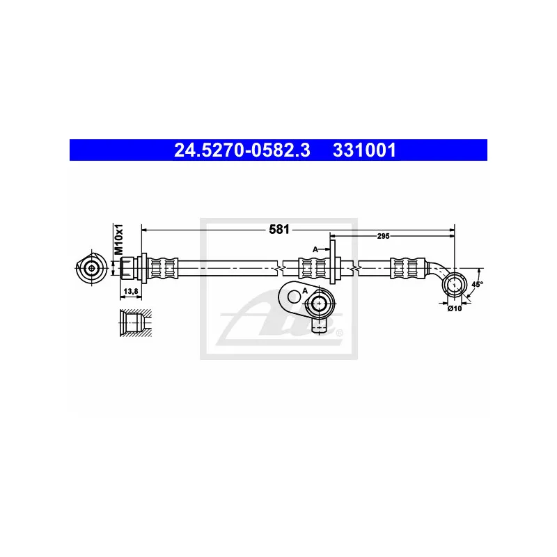 Flexible de frein ATE 24.5270-0582.3