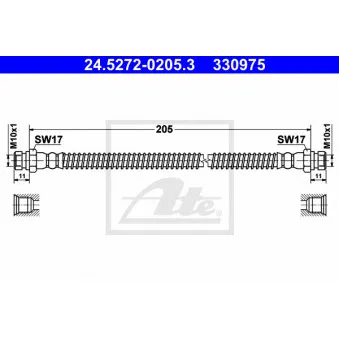 Flexible de frein ATE 24.5272-0205.3
