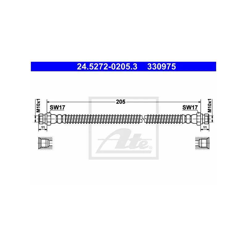 Flexible de frein ATE 24.5272-0205.3