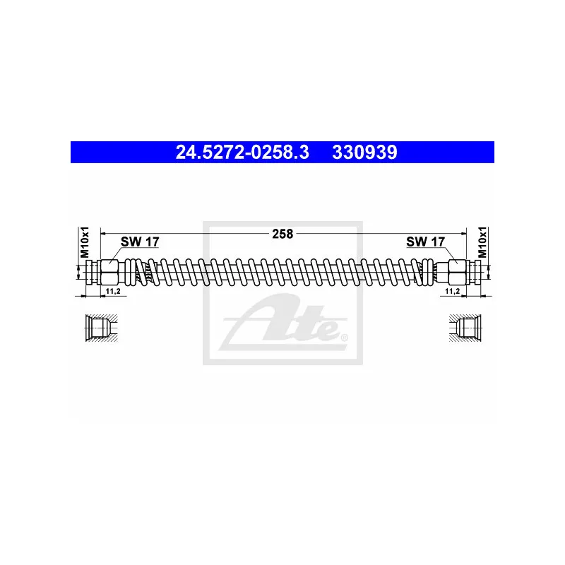 Flexible de frein ATE 24.5272-0258.3