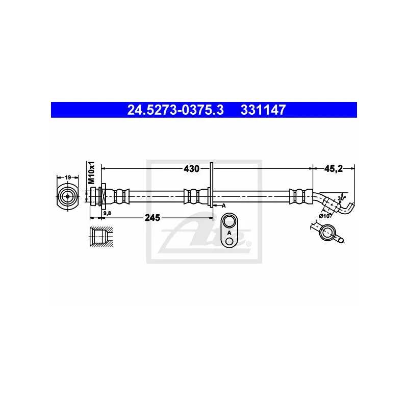 Flexible de frein ATE 24.5273-0375.3
