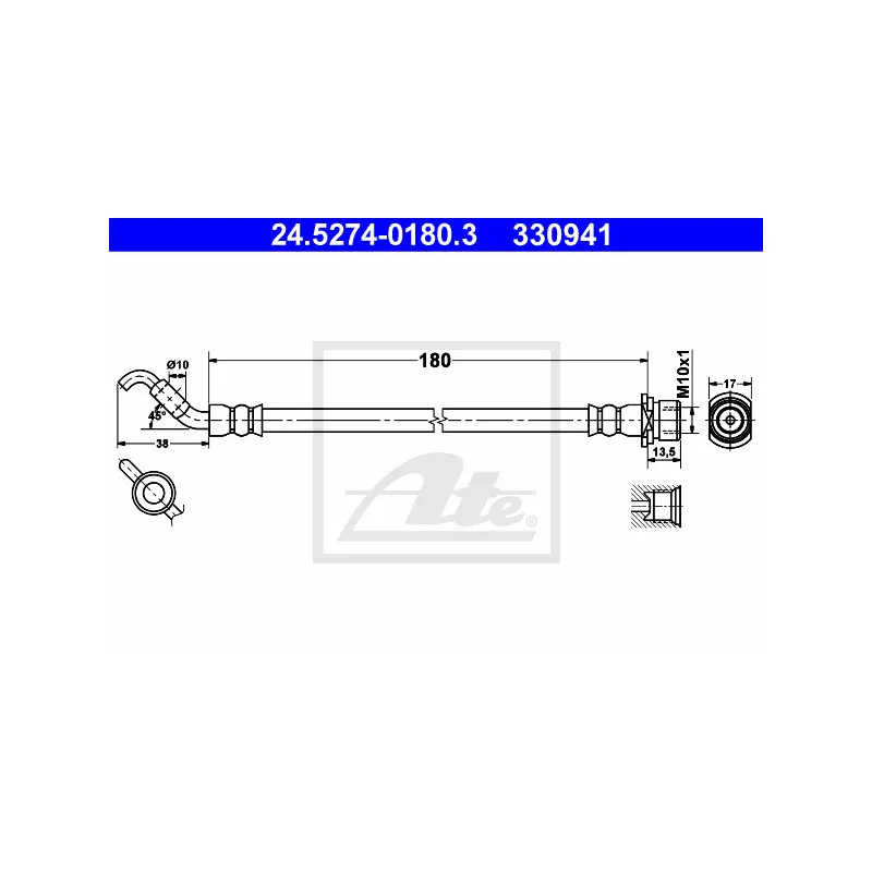 Flexible de frein ATE 24.5274-0180.3