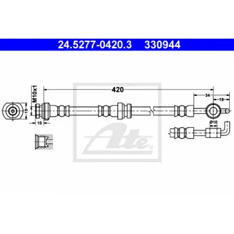 Flexible de frein ATE 24.5277-0420.3