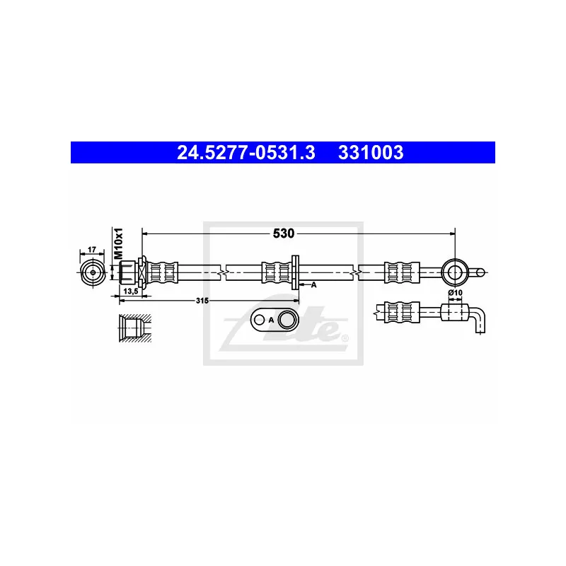 Flexible de frein ATE 24.5277-0531.3