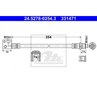 Flexible de frein ATE 24.5278-0254.3