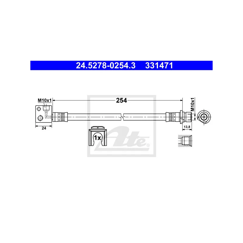 Flexible de frein ATE 24.5278-0254.3