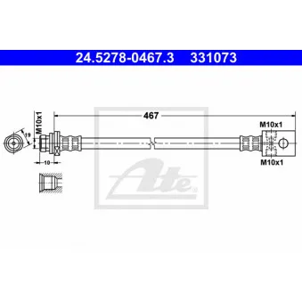 Flexible de frein ATE 24.5278-0467.3
