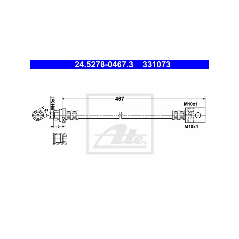 Flexible de frein ATE 24.5278-0467.3