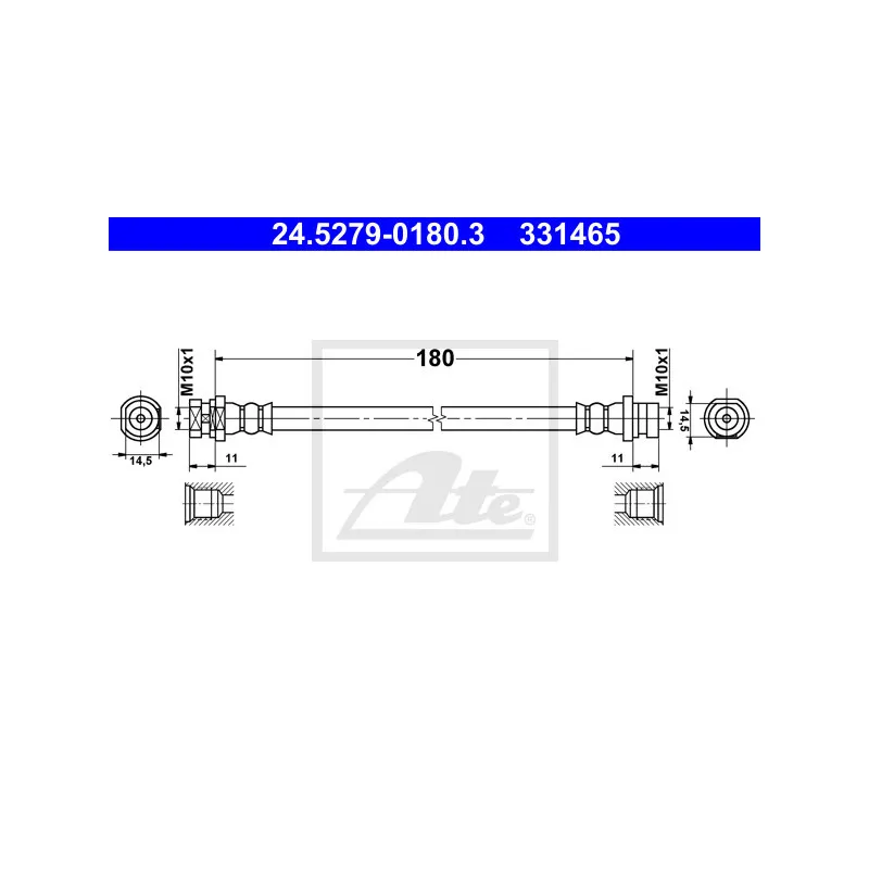 Flexible de frein ATE 24.5279-0180.3