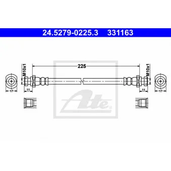 Flexible de frein ATE 24.5279-0225.3