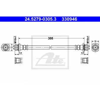 Flexible de frein ATE 24.5279-0305.3