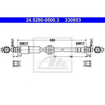 Flexible de frein ATE 24.5280-0500.3
